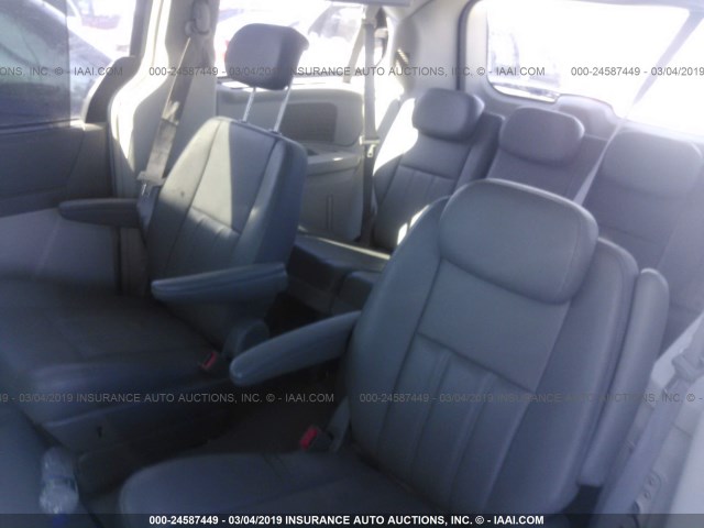 2A8HR54X79R600930 - 2009 CHRYSLER TOWN & COUNTRY TOURING Light Blue photo 8