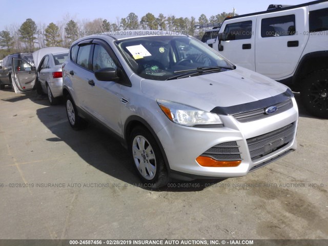 1FMCU0F74EUA58873 - 2014 FORD ESCAPE S SILVER photo 1