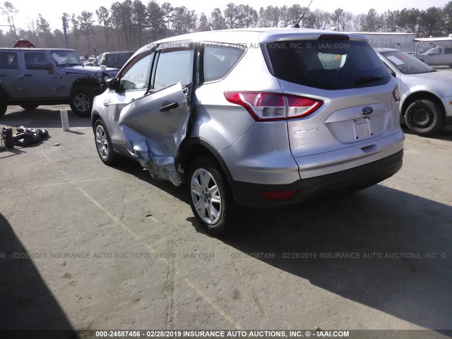 1FMCU0F74EUA58873 - 2014 FORD ESCAPE S SILVER photo 3