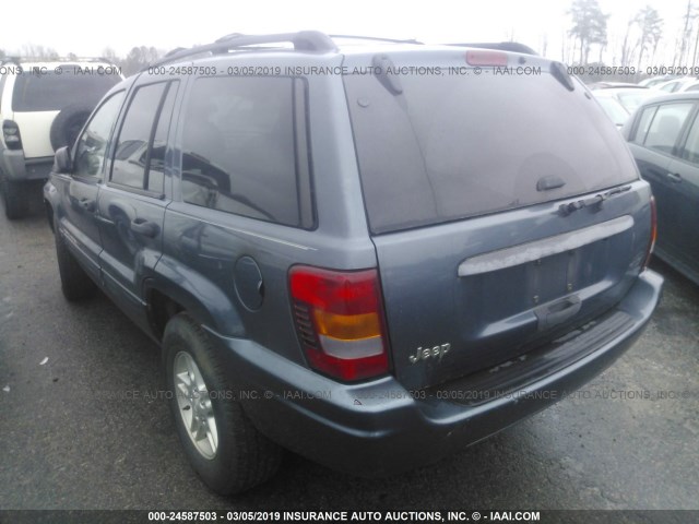 1J4GX48S14C258484 - 2004 JEEP GRAND CHEROKEE LAREDO/COLUMBIA/FREEDOM 蓝色 照片 3