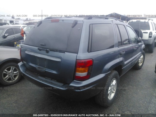 1J4GX48S14C258484 - 2004 JEEP GRAND CHEROKEE LAREDO/COLUMBIA/FREEDOM 蓝色 照片 4