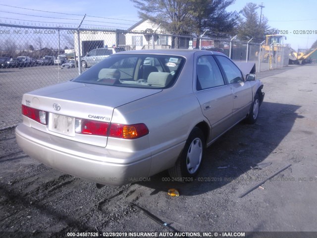 4T1BG22K7YU672314 - 2000 TOYOTA CAMRY CE/LE/XLE BEIGE photo 4