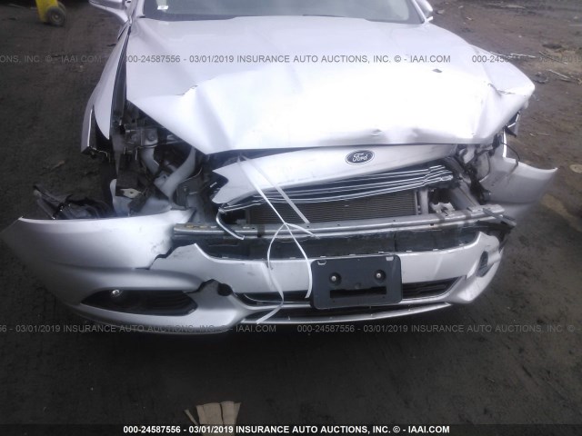 3FA6P0K90DR252215 - 2013 FORD FUSION TITANIUM SILVER photo 6