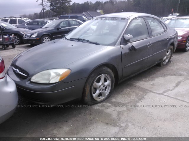 1FAFP55UX2A163496 - 2002 FORD TAURUS SES GRAY photo 2