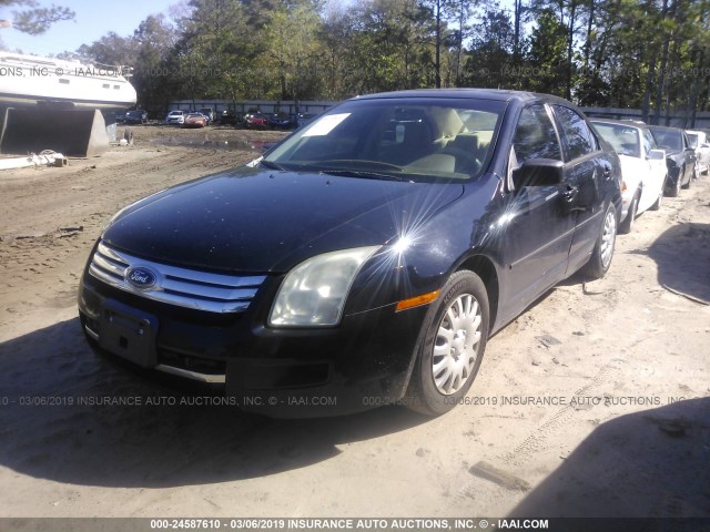 3FAHP06Z67R264540 - 2007 FORD FUSION S BLACK photo 2