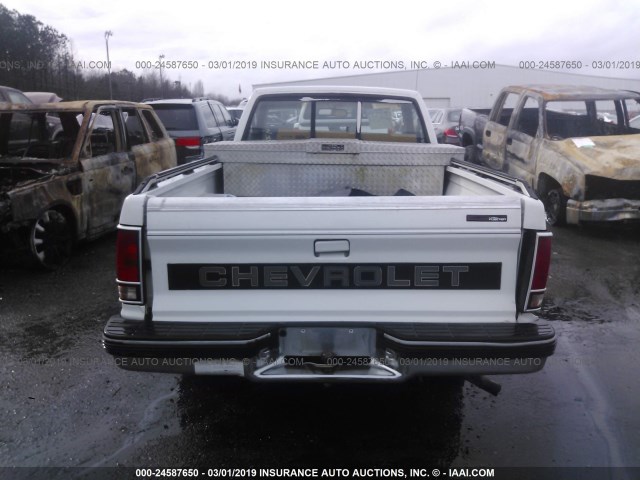 1GCCS14Z0M8127974 - 1991 CHEVROLET S TRUCK S10 WHITE photo 8