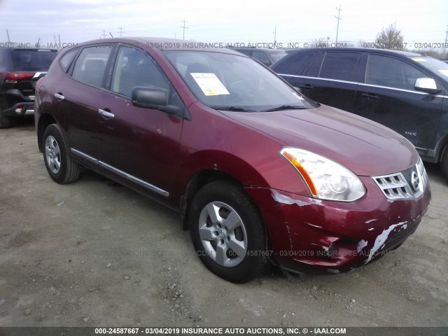 JN8AS5MT7BW161174 - 2011 NISSAN ROGUE S/SV/KROM RED photo 1