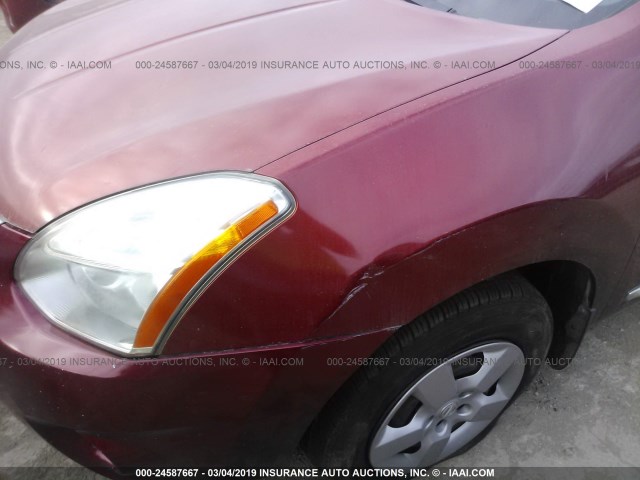 JN8AS5MT7BW161174 - 2011 NISSAN ROGUE S/SV/KROM RED photo 6