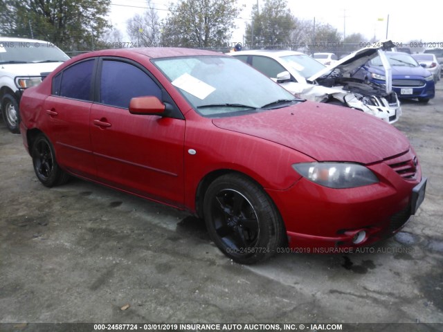 JM1BK323461533192 - 2006 MAZDA 3 S RED photo 1