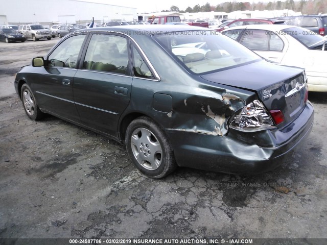 4T1BF28B44U386067 - 2004 TOYOTA AVALON XL/XLS GREEN photo 3