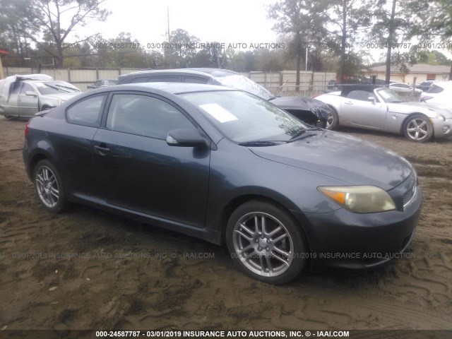 JTKDE177760128507 - 2006 TOYOTA SCION TC ნაცრისფერი ფოტო 1