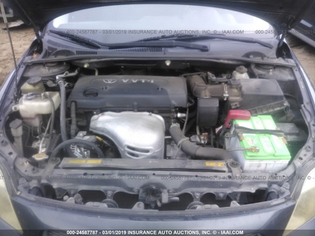 JTKDE177760128507 - 2006 TOYOTA SCION TC ნაცრისფერი ფოტო 10