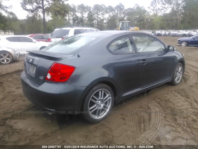 JTKDE177760128507 - 2006 TOYOTA SCION TC ნაცრისფერი ფოტო 4