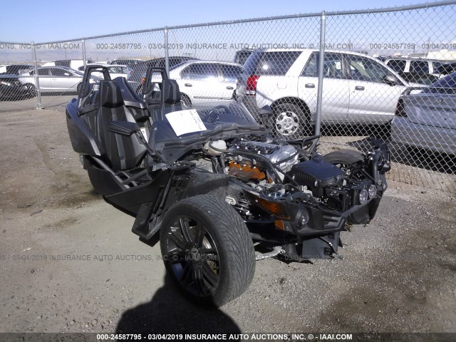 57XAASFAXF5105760 - 2015 POLARIS SLINGSHOT GRAY photo 1