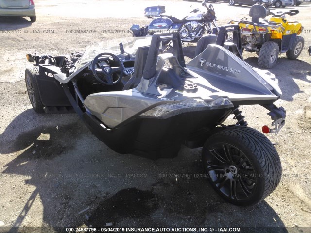 57XAASFAXF5105760 - 2015 POLARIS SLINGSHOT GRAY photo 3