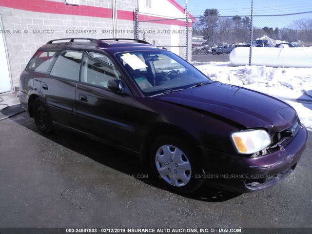 4S3BH6352Y7301027 - 2000 SUBARU LEGACY L MAROON photo 1