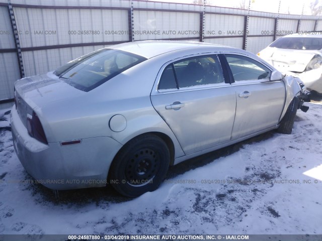 1G1ZC5E00AF179961 - 2010 CHEVROLET MALIBU 1LT 银色 照片 4