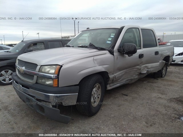 2GCEC13T941367644 - 2004 CHEVROLET SILVERADO C1500 TAN photo 2