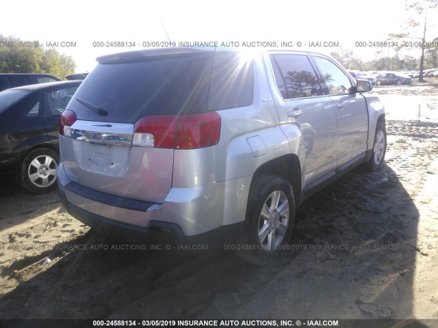 2GKALMEK1D6332009 - 2013 GMC TERRAIN SLE SILVER photo 4