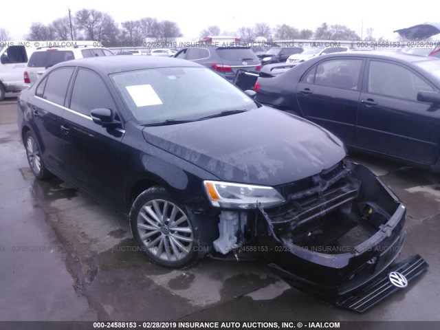3VWLX7AJ2DM374070 - 2013 VOLKSWAGEN JETTA SEL შავი ფოტო 1