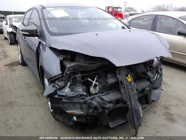 1FADP3N20DL116639 - 2013 FORD FOCUS TITANIUM GRAY photo 1