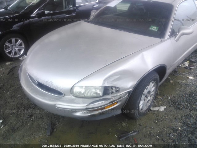 1G4GD2218T4713158 - 1996 BUICK RIVIERA TAN photo 2