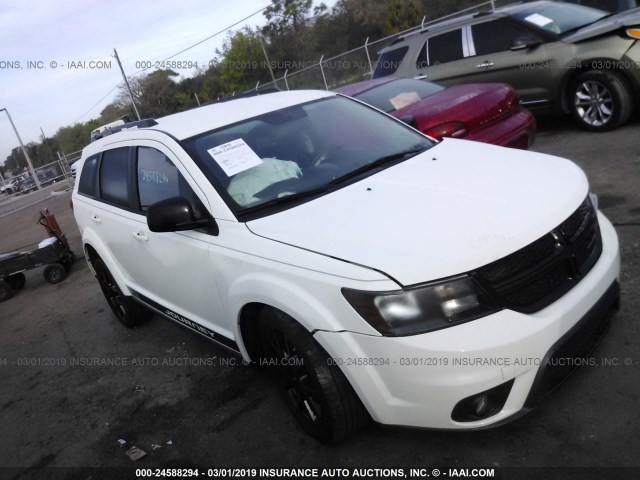 3C4PDCBBXGT112708 - 2016 DODGE JOURNEY SXT WHITE photo 1