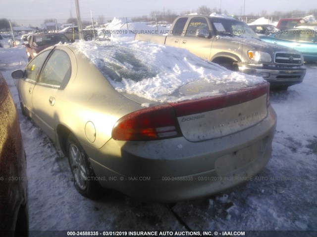 2B3HD46R84H588768 - 2004 DODGE INTREPID SE TAN photo 3