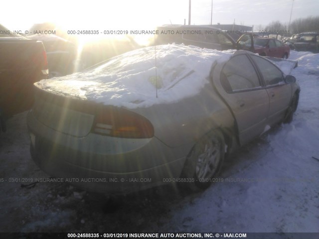 2B3HD46R84H588768 - 2004 DODGE INTREPID SE TAN photo 4