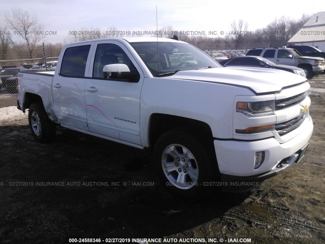 3GCUKREC7JG468517 - 2018 CHEVROLET SILVERADO K1500 LT WHITE photo 1