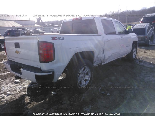 3GCUKREC7JG468517 - 2018 CHEVROLET SILVERADO K1500 LT WHITE photo 4