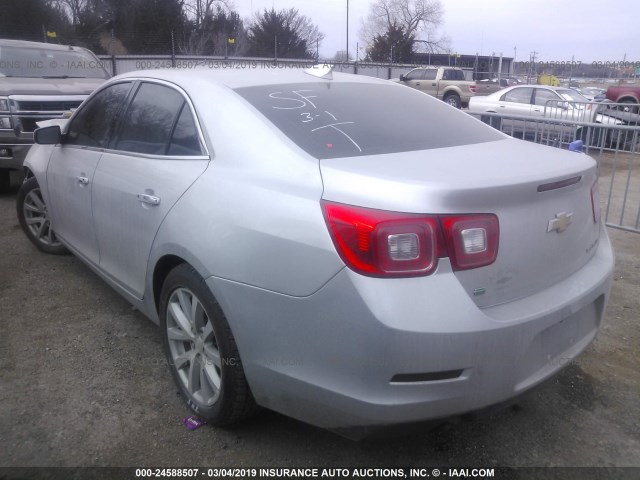 1G11F5SL3FF313582 - 2015 CHEVROLET MALIBU LTZ ვერცხლისფერი ფოტო 3
