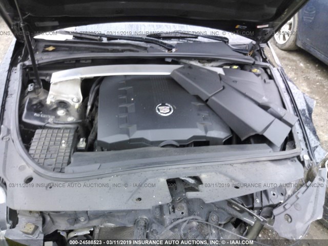 1G6DJ1E32C0118338 - 2012 CADILLAC CTS PERFORMANCE COLLECTION Черный фото 10