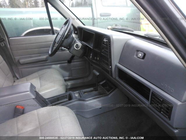 1J4FT28S0TL309550 - 1996 JEEP CHEROKEE SE GREEN photo 5