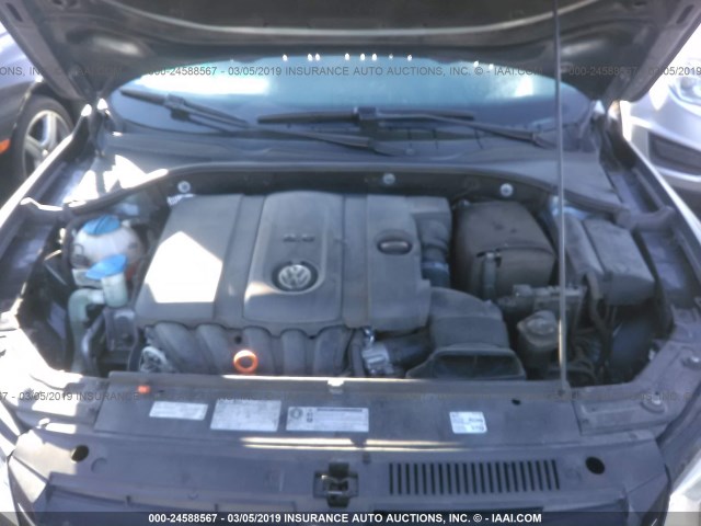 1VWBP7A34DC017245 - 2013 VOLKSWAGEN PASSAT SE GRAY photo 10