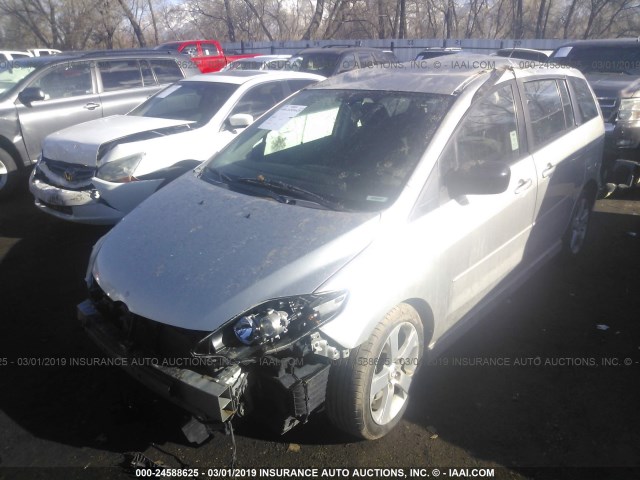 JM1CR293760111343 - 2006 MAZDA 5 SILVER photo 2