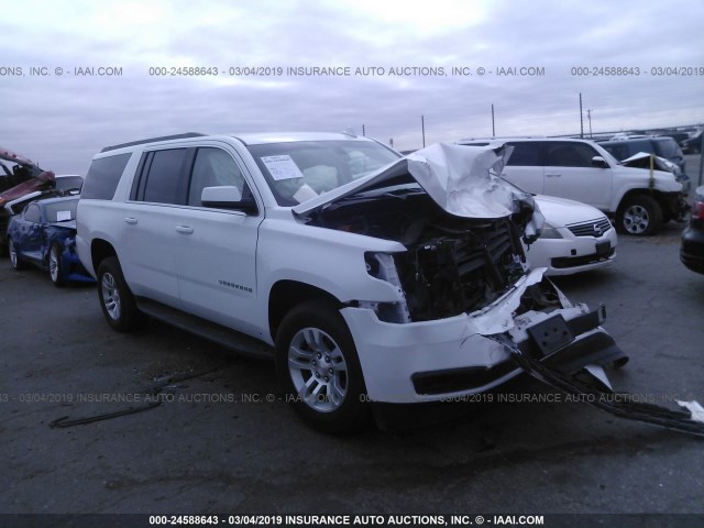 1GNSCGKC6HR368567 - 2017 CHEVROLET SUBURBAN C1500  LS WHITE photo 1