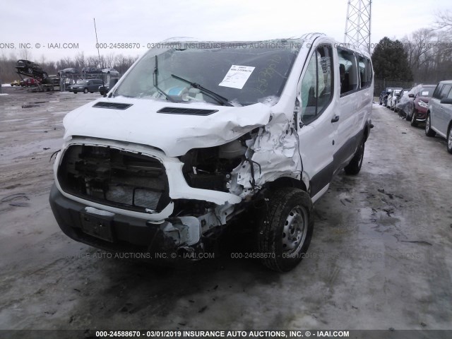 1FBZX2YM1JKA34545 - 2018 FORD TRANSIT T-350 WHITE photo 2