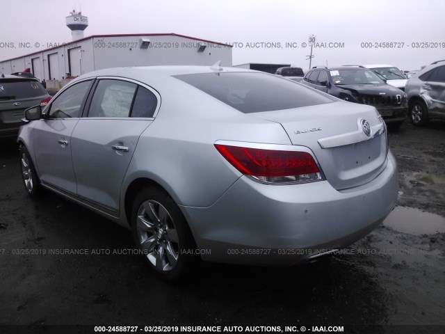 1G4GD5E34CF108606 - 2012 BUICK LACROSSE PREMIUM SILVER photo 3