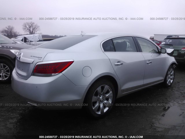 1G4GD5E34CF108606 - 2012 BUICK LACROSSE PREMIUM SILVER photo 4