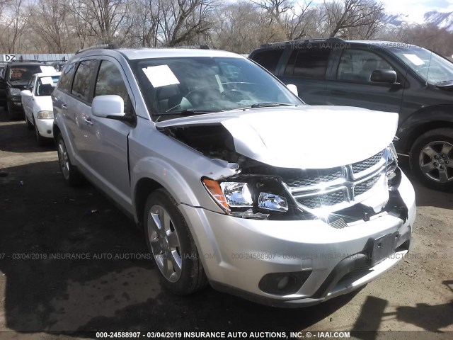 3C4PDDDGXET164593 - 2014 DODGE JOURNEY LIMITED SILVER photo 1