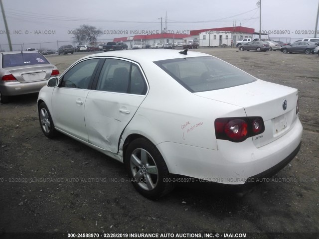 3VWRZ71K19M161325 - 2009 VOLKSWAGEN JETTA SE/SEL WHITE photo 3