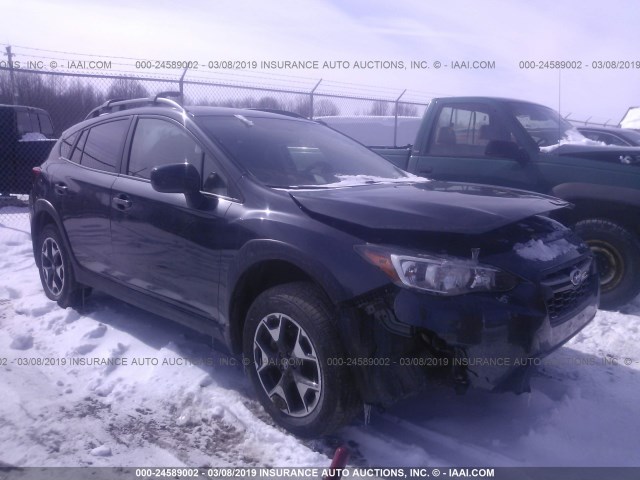 JF2GTACCXKH258632 - 2019 SUBARU CROSSTREK PREMIUM GRAY photo 1