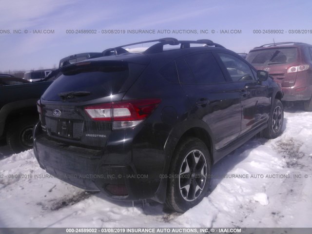 JF2GTACCXKH258632 - 2019 SUBARU CROSSTREK PREMIUM GRAY photo 4