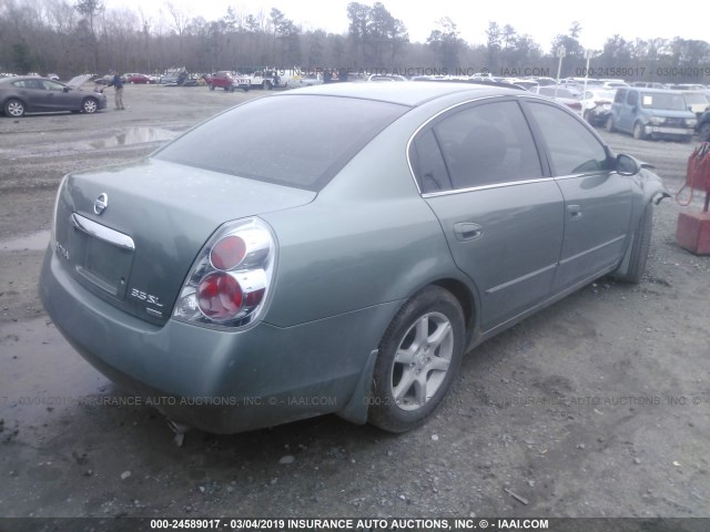 1N4BL11D65C349957 - 2005 NISSAN ALTIMA SE/SL/SE-R GREEN photo 4