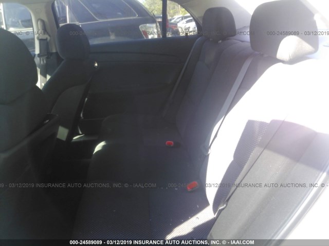 1G1ZH57B18F163696 - 2008 CHEVROLET MALIBU 1LT ვერცხლისფერი ფოტო 8