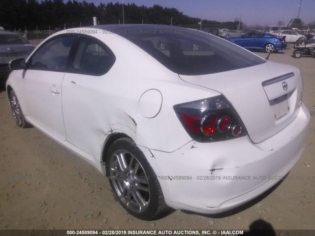 JTKDE167080269326 - 2008 TOYOTA SCION TC Ақ фото 3
