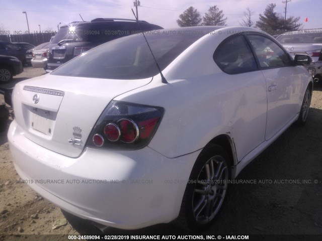 JTKDE167080269326 - 2008 TOYOTA SCION TC Ақ фото 4