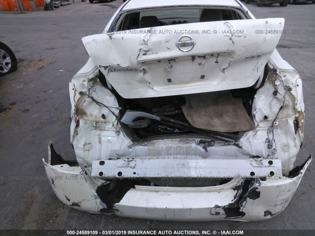 1N4AL21E27C212527 - 2007 NISSAN ALTIMA 2.5/2.5S WHITE photo 6