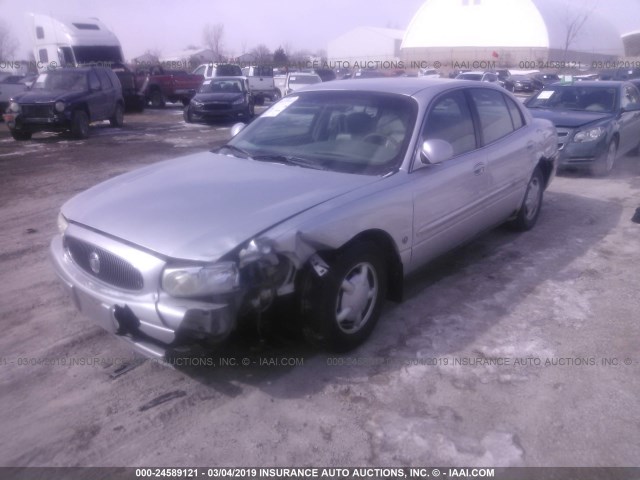 1G4HR54K4YU104962 - 2000 BUICK LESABRE LIMITED SILVER photo 2